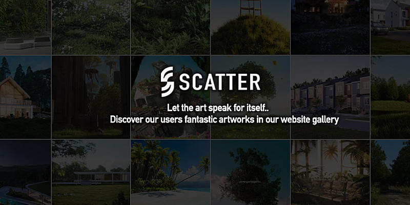 [Blender] Scatter 4.0 植物生态系统插件