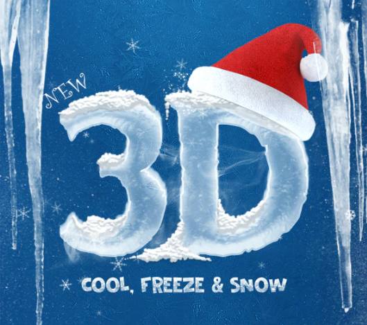 New 3D Ice Cool, Freeze & Snow Text Effects 21095287 ps冰雪文字特效