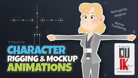 Character Rigging Mock Up Animations 30582147