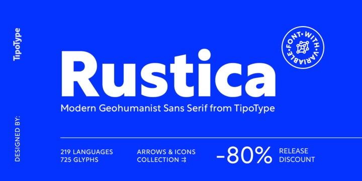 Rustica Font Family