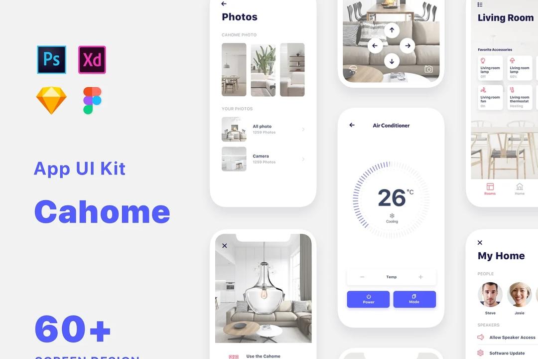Cahome - Smart Home UI Kit