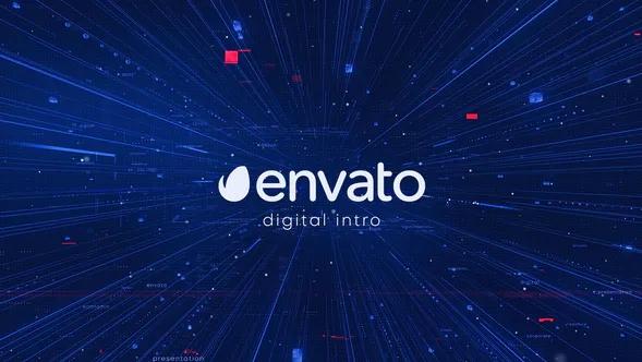 Digitales Intro 数字介绍  科技会场片头 科技公司宣传片头