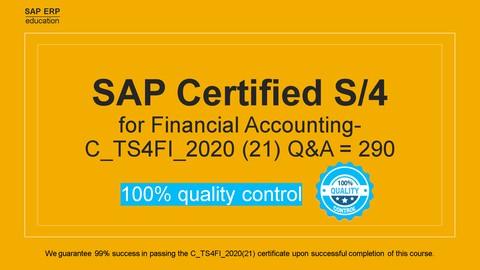 Certification of Financial Accounting in SAP S/4HANA