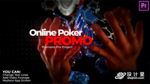 Online Poker App Promo Poker Intro Premiere Pro 33975402 在线扑克应用程序简介推广介绍视频LOGO片头