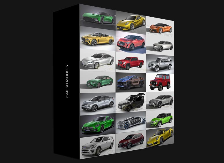Car 3D Models Bundle October 2022 