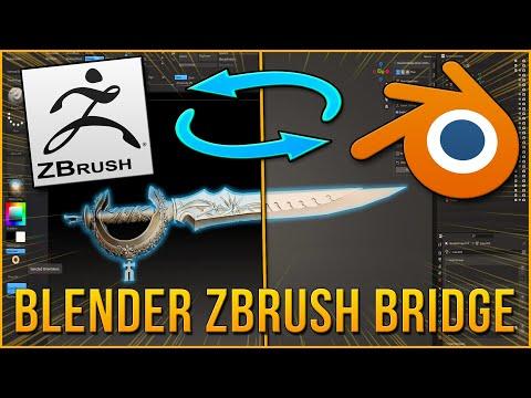 Blender与Zbrush桥接插件 Blender to Zbrush Bridge V1.1 +使用教程