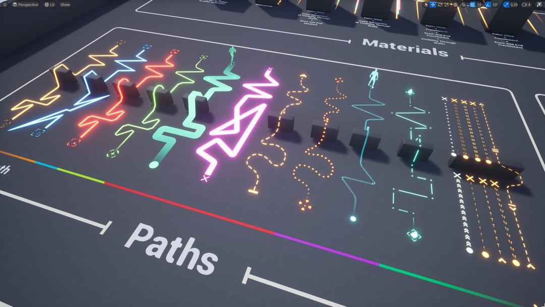 样条线路径追踪器Path Tracer Toolkit UE4.27-5.0-5.1