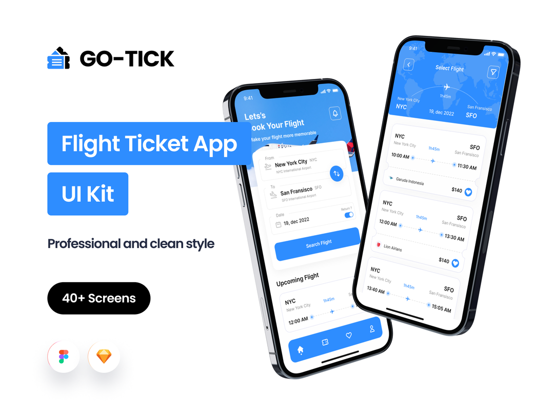 Go-Tick Flight Ticket App