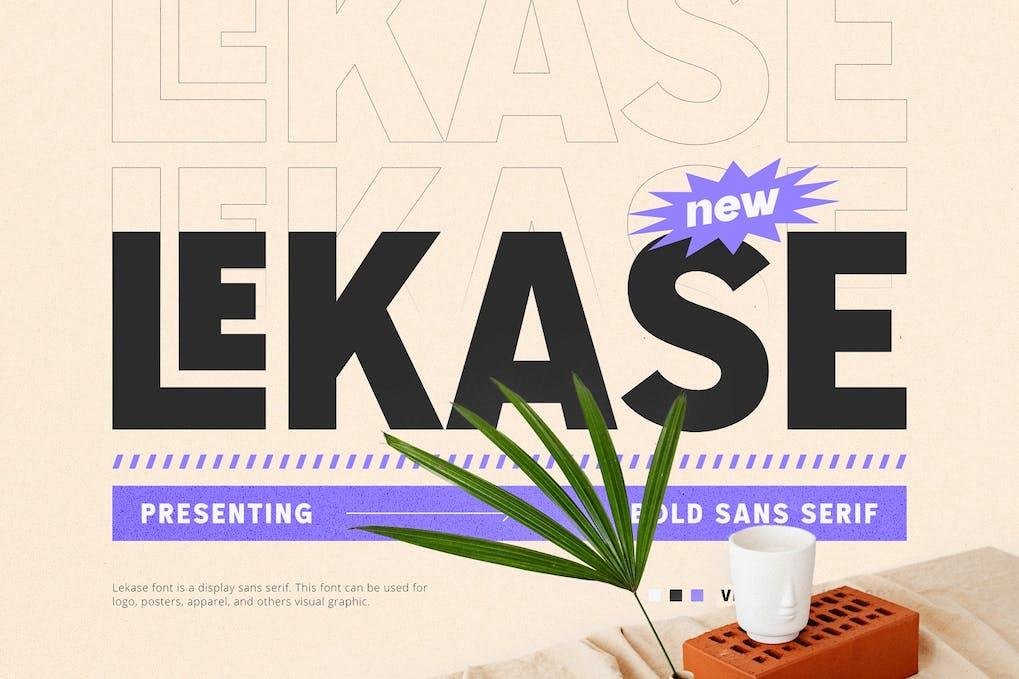 Lekase - Modern Font