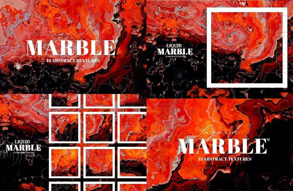 Liquid Marble Png Textures 13 油漆纹理背景