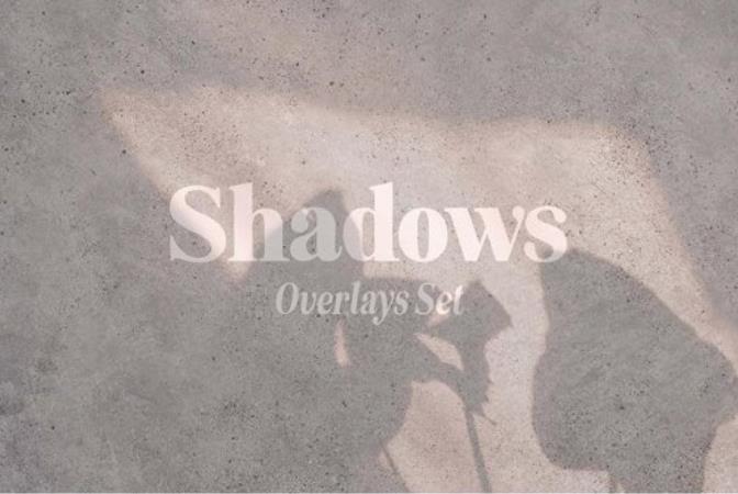 Shadows Overlays Set PSD Templates