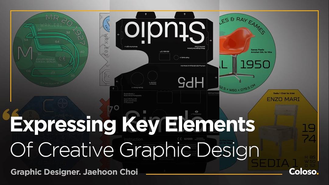Coloso - Jaehoon Choi - Expressing Key Elements for Creative Graphic Design 英文字幕
