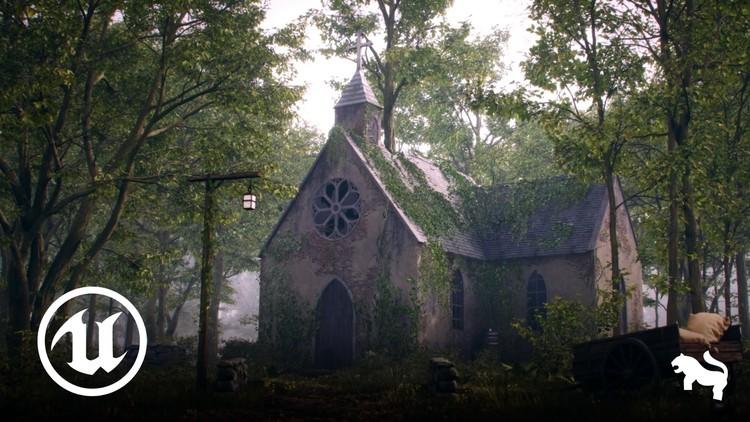 Creating an Abandoned Church Environment in Unreal Engine 5