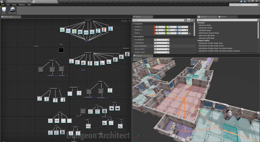 UnrealEngine4 - Dungeon Architect 1.4.0