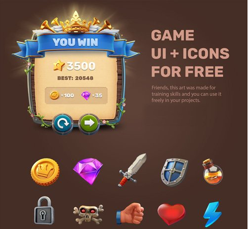 Game UI + ICONS游戏UI