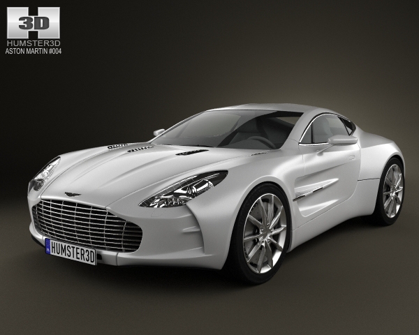 Aston Martin One-77 2010 - Vray - 3D Model