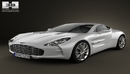 Aston Martin One-77 2010 - Vray - 3D Model-缩略图