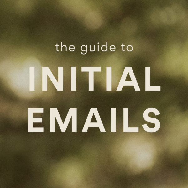 India Earl Photography - Email Guide