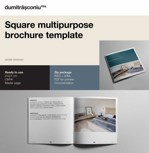 Square Multipurpose Brochure