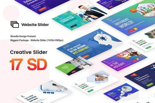 Creative Multipurpose Website Slider - 17 PSD
