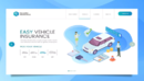 Car Insurance Web Header PSD & Vector Temp Vol. 01-缩略图