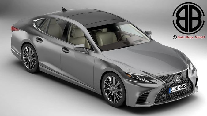 Lexus LS 500 2018 3D