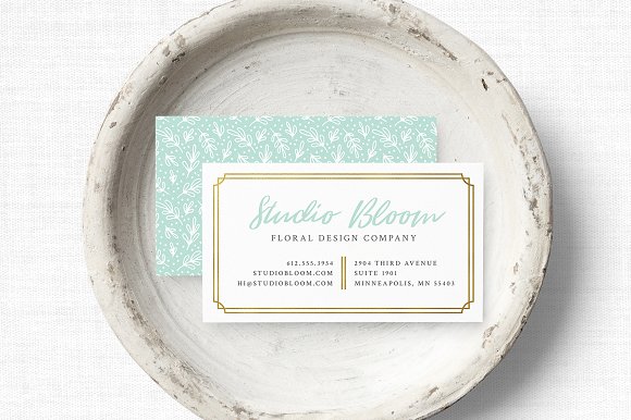 Floral Business Card Template 1518242