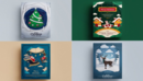 Paper Art Christmas Flyer Templates-缩略图