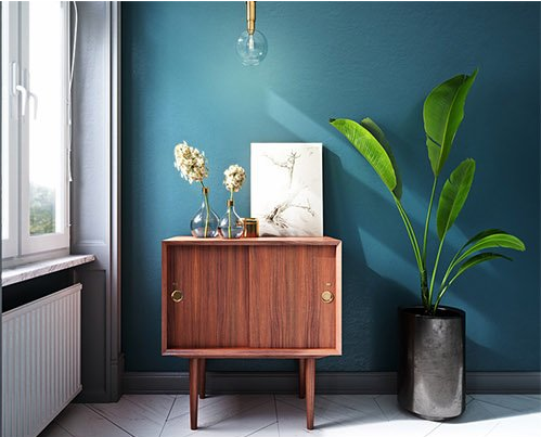 Cubebrush - Haydrangea & Credenza Set model