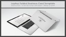 Laptop Folded Business Card Template 27557-缩略图