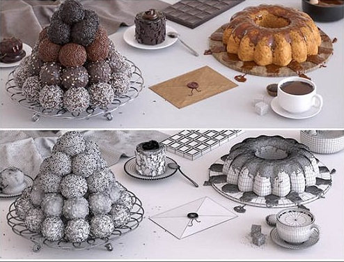 Sweets 3d Model