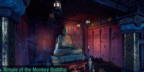 Temple of the Monkey Buddha 3D Model