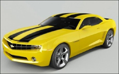 Chevrolet Camaro 2009 Maya Binary 雪佛兰Camaro模型