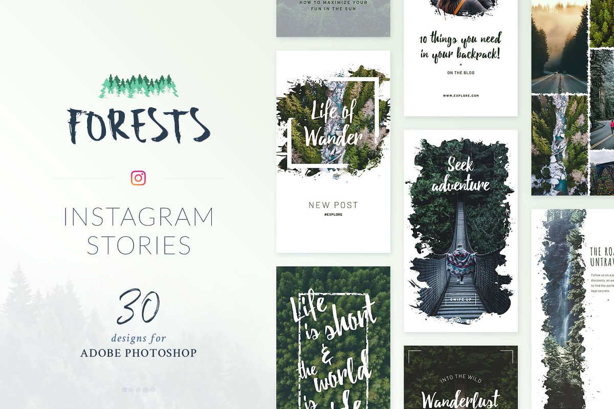 Forests Instagram Stories Pack 2554352
