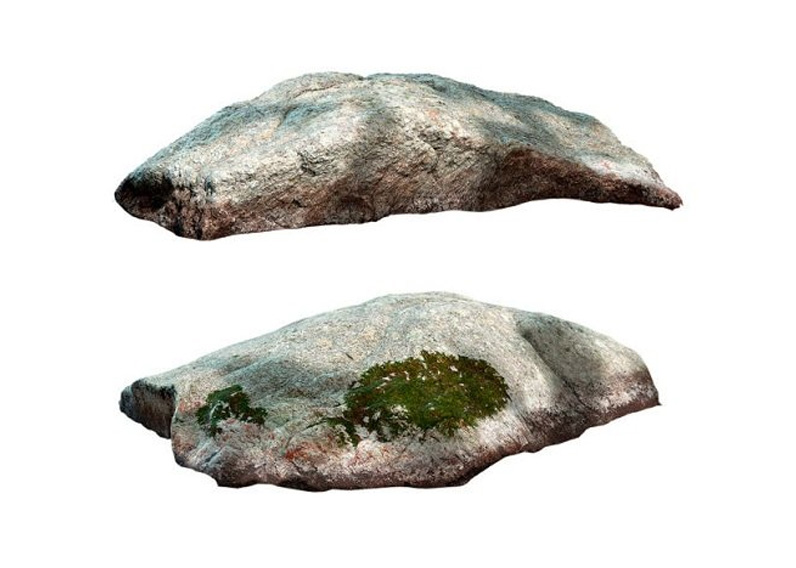 Rock Granite 01 3d Model