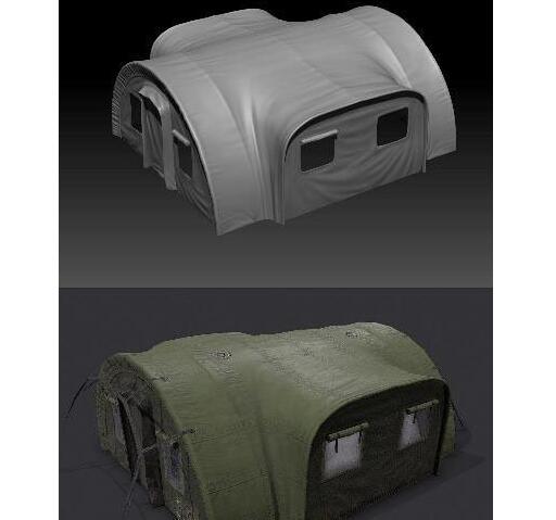 Military Tent – 3D Model