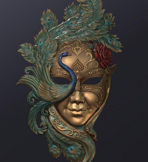 Venetian Mask – 3D Model