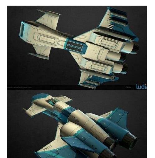 Battlestar Galactica Squadrons Zambi Space craft – 3D Model