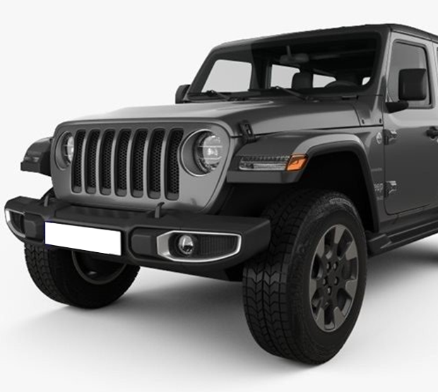 Jeep Wrangler Unlimited Sahara 2018 3D Model