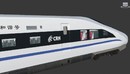 高仿铁路局动车crh5列车模型，带动画材质-缩略图