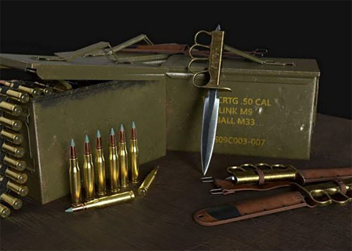 Military Gear Set – 3D Model