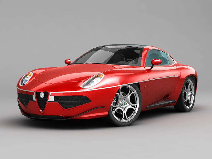 Alfa Romeo Disco Volante Touring 2013 - 3D Model