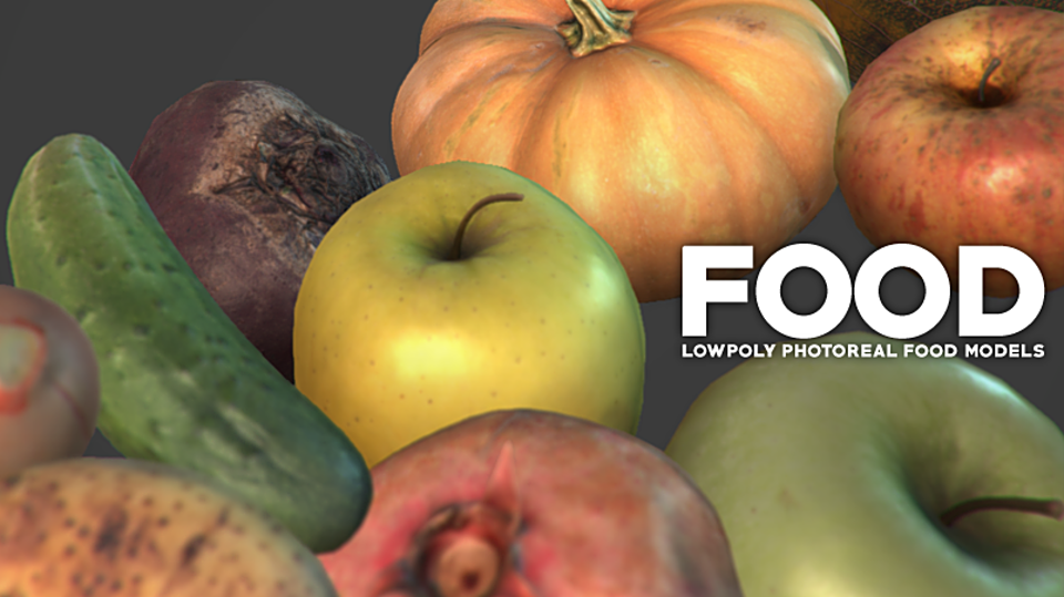 Cubebrush - Photoreal Food