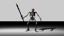 骷髅兵模型SKYRIM Skeleton 3D model Rigged 85 animations动画-缩略图