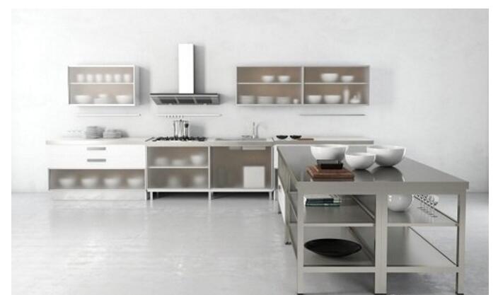 Modern Kitchen 6 3d Model MAX | TEX