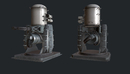 防御工事机械碉堡Phalanx CIWS 3D model-缩略图