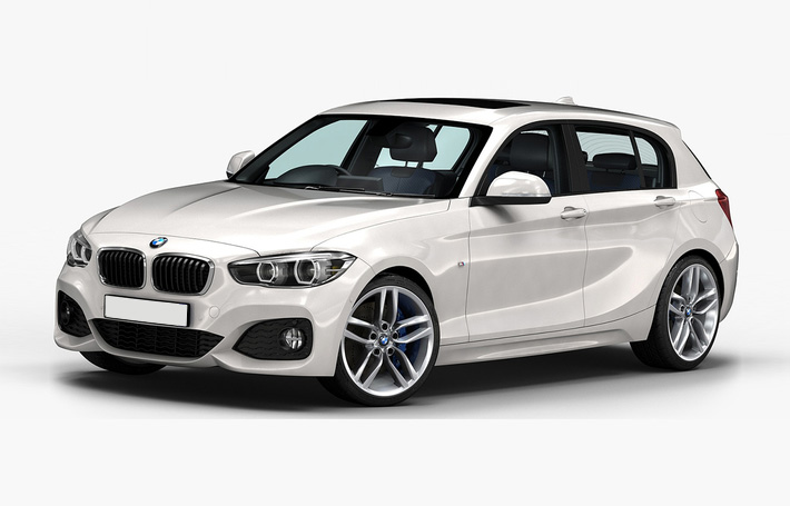 BMW 1 Series 5-door 2016 3d Model
