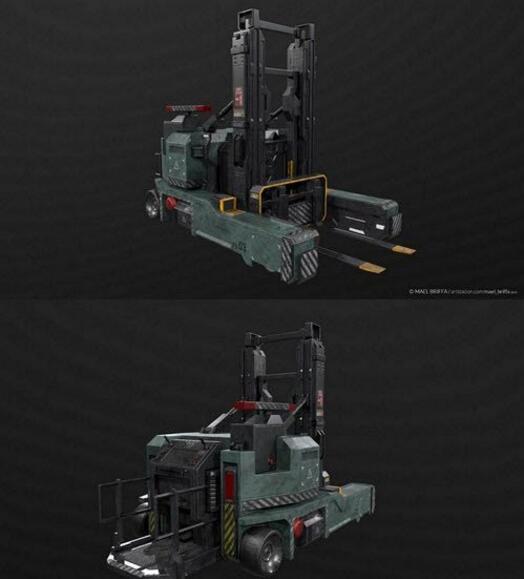 Forklift – 3D Model