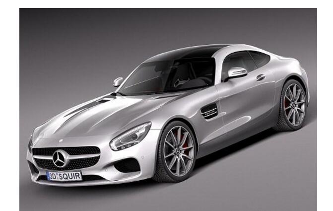3D Model Mercedes Benz AMG GT 2016