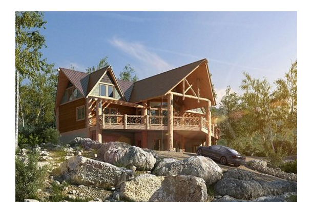Residential House Exterior Scene 14